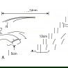 Mexen Fabia DB72 vonios komplektas, Juoda - 746503DB72-70