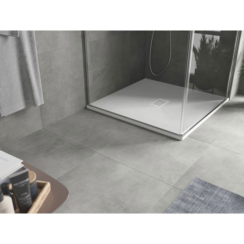 Mexen Hugo kvadratinis dušo padėklas SMC 100 x 100 cm, baltas, balta danga - 42101010-W