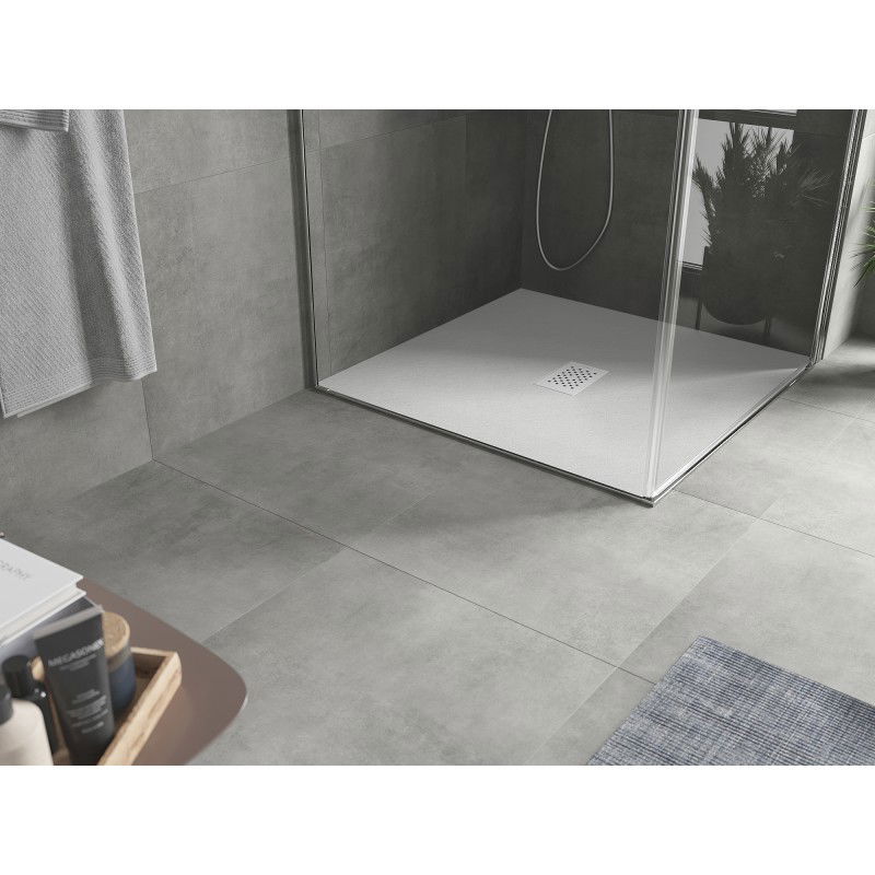 Mexen Hugo kvadratinis dušo padėklas SMC 100 x 100 cm, baltas, balta danga - 42101010-W