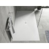 Mexen Hugo stačiakampė SMC dušo kabina 180 x 100 cm, balta, balta danga - 42101018-W