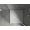 Mexen Hugo kvadratinis SMC dušo padėklas 100 x 100 cm, baltas, inox dangtis - 42101010-X