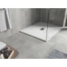 Mexen Hugo stačiakampis dušo padėklas SMC 110 x 100 cm, baltas, inox dangtis - 42101011-X