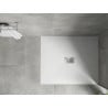 Mexen Hugo stačiakampis dušo padėklas SMC 110 x 100 cm, baltas, inox dangtis - 42101011-X