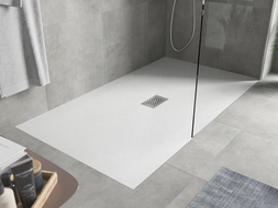 Mexen Hugo stačiakampis dušo padėklas SMC 150 x 100 cm, baltas, inox dangtis - 42101015-X