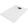 Mexen Hugo stačiakampis SMC dušo padėklas 90 x 70 cm, baltas, juoda danga - 42107090-B