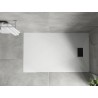 Mexen Hugo stačiakampis dušo padėklas SMC 150 x 80 cm, baltas, juoda danga - 42108015-B