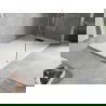 Mexen Hugo stačiakampis ground  SMC 150 x 80 cm, balta, juoda maskuotė - 42108015-B