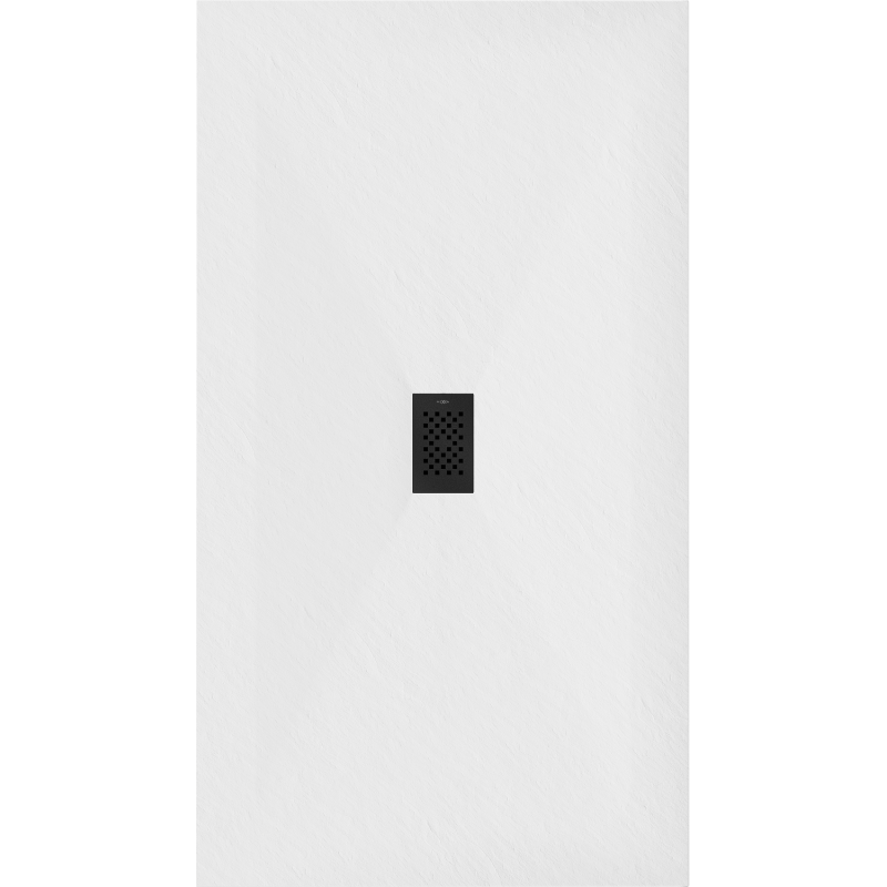 Mexen Hugo Stačiakampis dušo padėklas SMC 160 x 100 cm, baltas, juoda maskuotė - 42101016-B