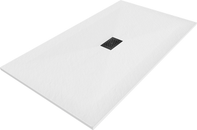 Mexen Hugo stačiakampis dušo padėklas SMC 170 x 100 cm, baltas, juodas dangtelis - 42101017-B