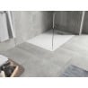 Mexen Hugo stačiakampis dušo padėklas SMC 100 x 90 cm, baltas, uždangalas inox - 42109010-X