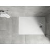 Mexen Hugo stačiakampis dušo padėklas SMC 100 x 90 cm, baltas, uždangalas inox - 42109010-X