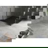 Mexen Hugo kvadratinė dušo padėklas SMC 70 x 70 cm, juodas, inox dangtelis - 42707070-X
