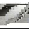 Mexen Hugo stačiakampis dušas SMC 100 x 70 cm, juodas, inox dangtelis - 42707010-X