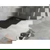 Mexen Hugo stačiakampis dušo padėklas SMC 130 x 70 cm, juodas, Inox dangtelis - 42707013-X