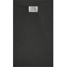 Mexen Hugo stačiakampio formos SMC dušo padėklas 160 x 70 cm, juodas, inox dekoro juosta - 42707016-X
