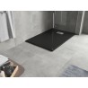 Mexen Hugo Stačiakampė SMC dušo padeklas 120 x 80 cm, juodas, inox danga - 42708012-X
