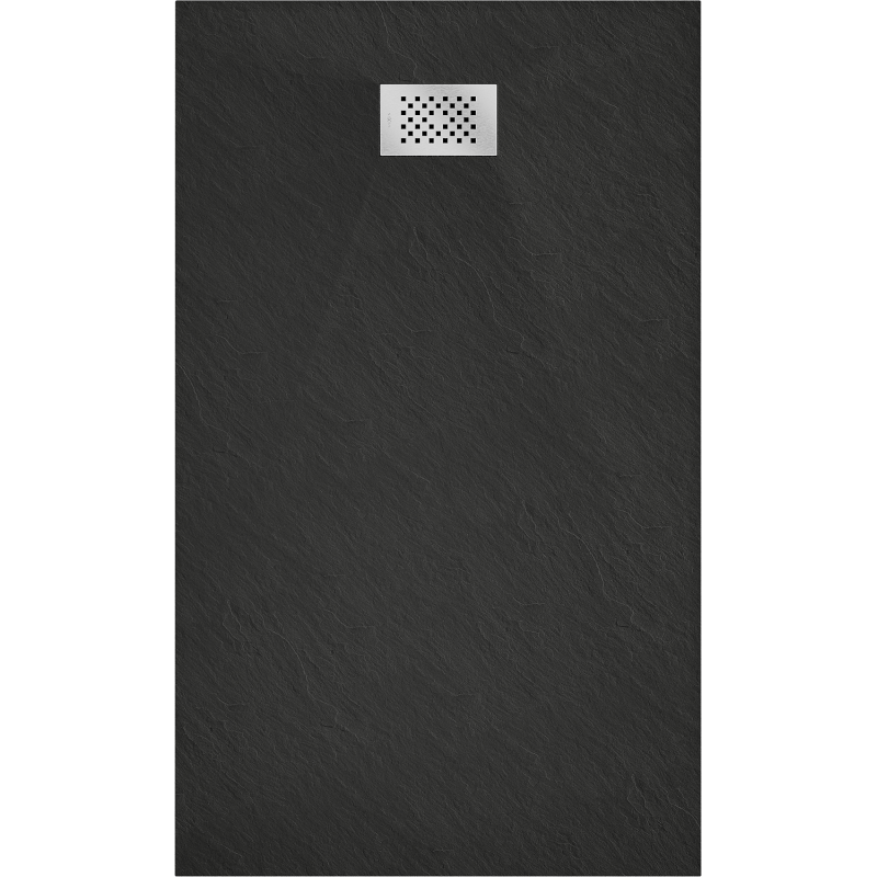 Mexen Hugo stačiakampis dušo padėklas SMC 140 x 90 cm, juodas, inox dangtelis - 42709014-X