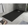 Mexen Hugo stačiakampis dušo padėklas SMC 170 x 90 cm, juodas, dangtelis inox - 42709017-X