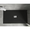 Mexen Hugo stačiakampis dušo padėklas SMC 150 x 100 cm, juodas, maskuotė inox - 42701015-X