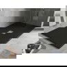 Mexen Hugo stačiakampis dušas SMC 150 x 100 cm, juodas, inox dangtelis - 42701015-X