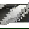Mexen Hugo stačias kampas SMC 180 x 80 cm, juodas, auksinė danga - 42708018-G
