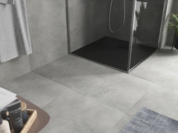Mexen Hugo kvadratinis dušo padėklas SMC 90 x 90 cm, juodas, juoda dangtelis - 42709090-B