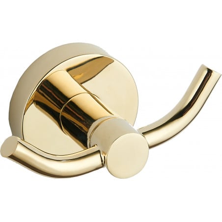 Mexen Remo dvigubas rankšluosčių kabliukas, auksinis - 70507352-50