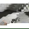 Mexen Hugo stačiasis SMC 150 x 80 cm, juodas, juoda dangtelis - 42708015-B