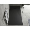 Mexen Hugo stačiakampė dušo padėklas SMC 170 x 80 cm, juodas, maskuojama juoda - 42708017-B