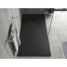 Mexen Hugo stačiakampis SMC dušo padėklas 180 x 80 cm, juodas, juoda danga - 42708018-B