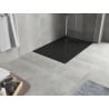 Mexen Hugo stačiakampis dušo padėklas SMC 100 x 90 cm, juodas, juoda dangtelis - 42709010-B