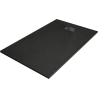 Mexen Hugo stačiakampė SMC dušo padėklas 160 x 90 cm, juoda, juoda dangtelis - 42709016-B