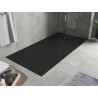 Mexen Hugo stačiakampis dušo padėklas SMC 180 x 90 cm, juodas, uždanga juoda - 42709018-B