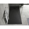 Mexen Hugo stačiakampis dušo padėklas SMC 180 x 90 cm, juodas, juoda danga - 42709018-B