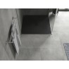Mexen Hugo kvadratinis SMC dušo padėklas 100 x 100 cm, juodas, juoda danga - 42701010-B