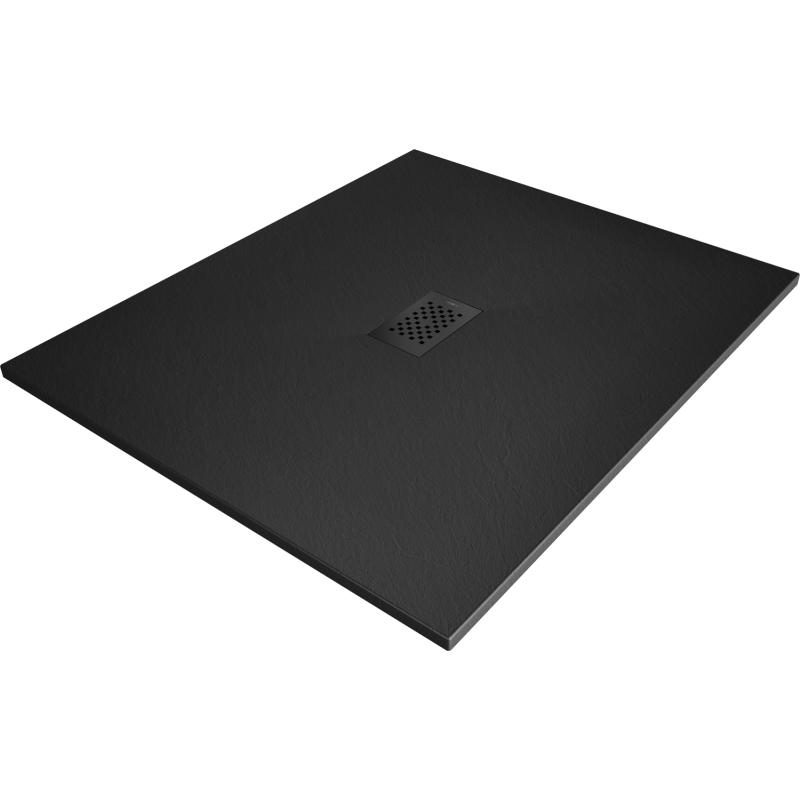 Mexen Hugo stačiakampė SMC dušo kabina 120 x 100 cm, juoda, juodas dangtelis - 42701012-B