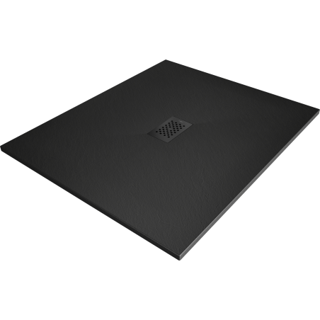 Mexen Hugo stačiakampė SMC dušo kabina 120 x 100 cm, juoda, juodas dangtelis - 42701012-B