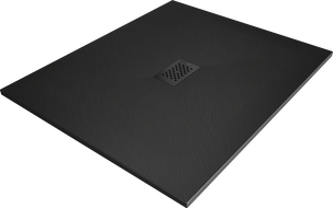 Mexen Hugo Stačiakampis SMC Dušo Padėklas 130 x 100 cm, juodas, juoda danga - 42701013-B