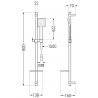 Mexen Libra DQ45 vonios komplektas, Chromo - 745113DQ45-00