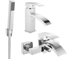 Mexen Libra R77 vonios komplektas, chromas - 745103R77-00