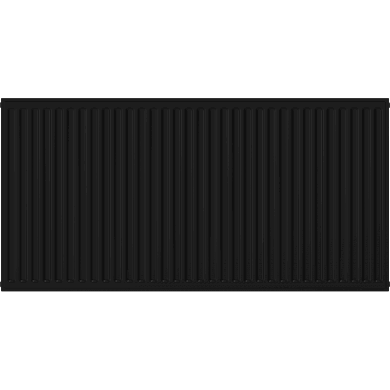 Mexen CH20 higieninis plokščias radiatorius 300 x 1000 mm, šoninis prijungimas, 636 W, juodas - W420H-030-100-70