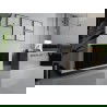 Mexen CH20 Higienos plokštuminis radiatorius 300 x 1500 mm, šoninis prijungimas, 955 W, juodas - W420H-030-150-70