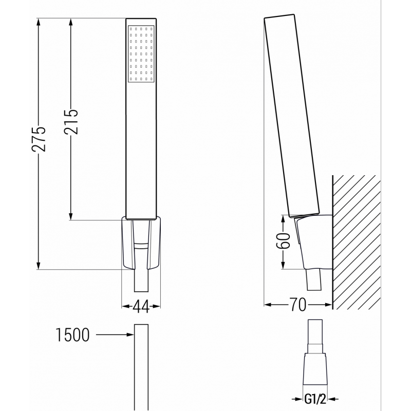 Mexen Libra R77 vonios komplektas, auksinis - 745103R77-50