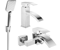 Mexen Libra R62 vonios komplektas, chromas - 745103R62-00