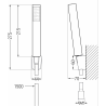 Mexen Libra R77 vonios komplektas, auksinis - 745113R77-50