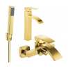 Mexen Libra R77 vonios komplektas, auksinis - 745113R77-50