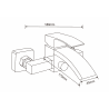 Mexen Libra R45 vonios komplektas, chromas - 745113R45-00