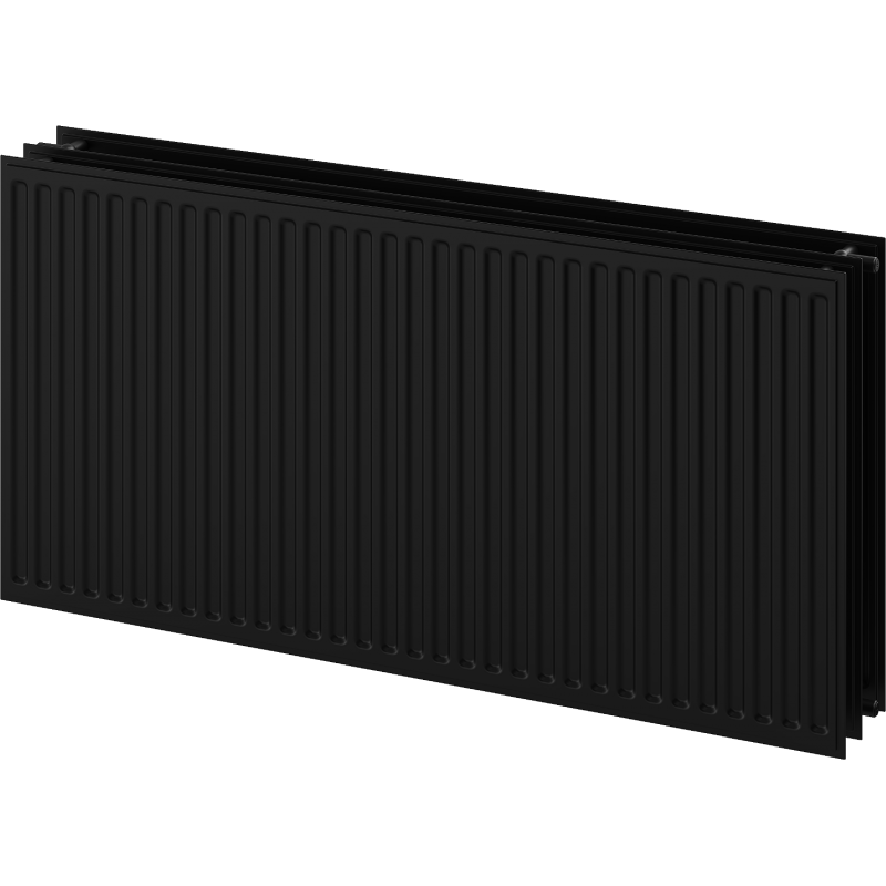 Mexen CH30 Higienos plokštelinis šildytuvas 400 x 900 mm, šoninis prijungimas, 987 W, juodas - W430H-040-090-70