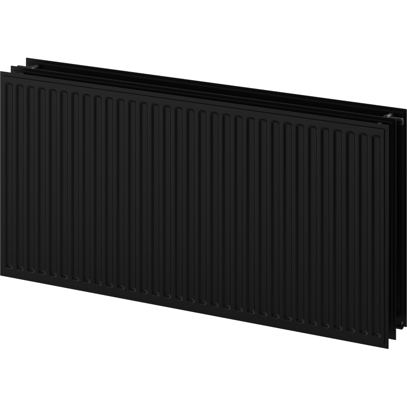 Mexen CH30 Higieninis radiatorių šilumokaitis 400 x 2600 mm, šoninis prijungimas, 2850 W, juodas - W430H-040-260-70