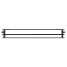 Mexen CH30 Higienos plokščių radiatorius 500 x 600 mm, šoninė jungtis, 778 W, juodas - W430H-050-060-70